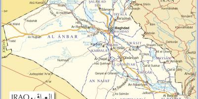 Քարտեզ Իրաքի ճանապարհների