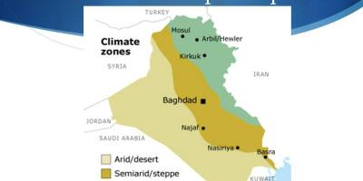 Քարտեզ Իրաքի կլիմայի